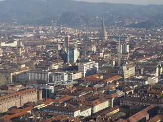 Wall Mural - Aerial view of Turin