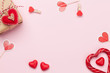 © karandaev - Valentines day card with sweets and gift box