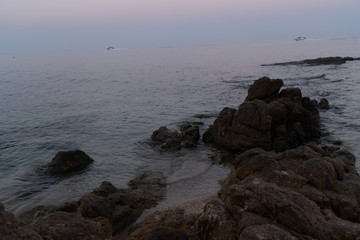 Canvas Print - sunset over the sea