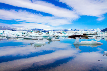 Sticker - The largest glacial lagoon Jokulsaurloun