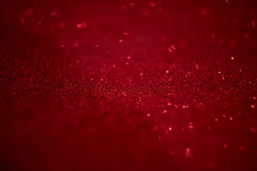 Red background image Blur bokeh Background concept