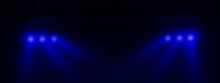 Blurred Blue Stage Spotlights Ambient Light Dark Black Abstract Background