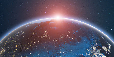 earth from space