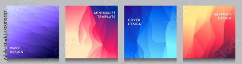 Fotografía Abstract vector geometric triangle background