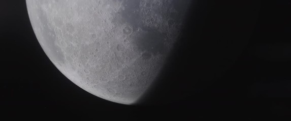 silver moon - medium shot - flares