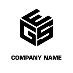 logo initial letter font alphabet for a company and industrial