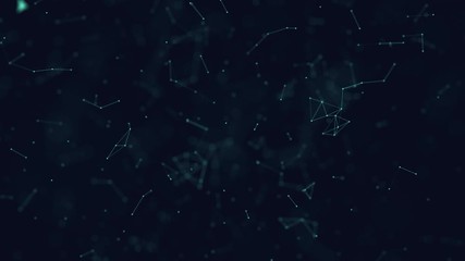 Abstract particle plexus network background