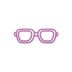 Sticker - Isolated glasses icon vector design