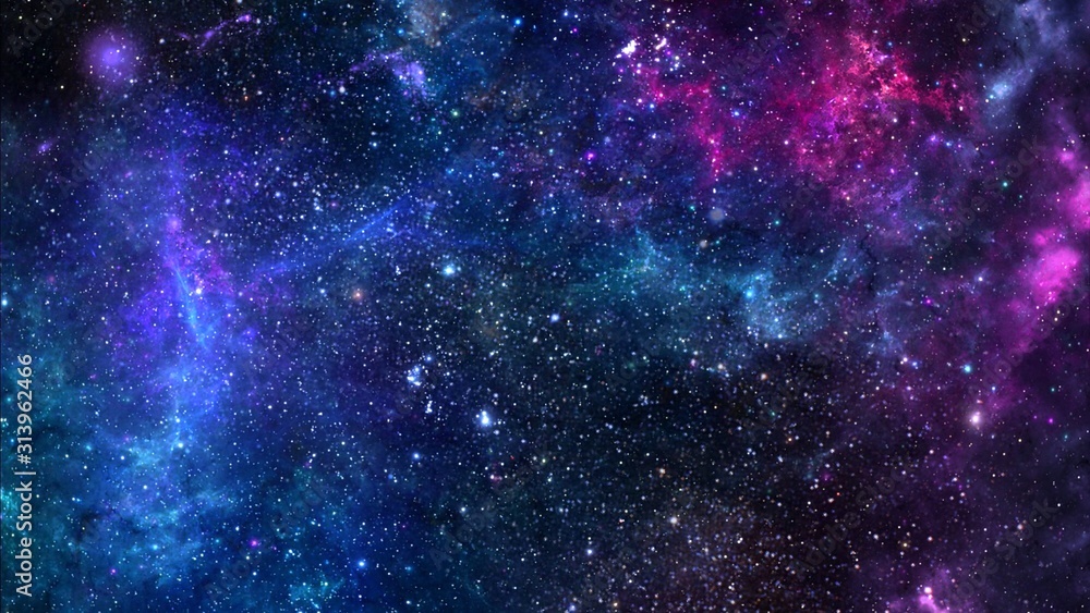 Colorful graphics for background, like water waves, clouds, night sky, universe, galaxy. - obrazy, fototapety, plakaty 