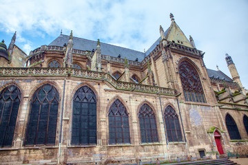 Wall Mural - building in gothic style in France