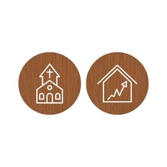 2 Icon Set Of real estate For Personal And Commercial Use...