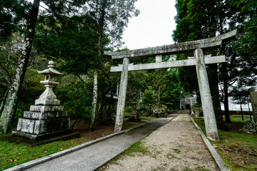 Sticker - The shrines in Kyushu.