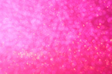 Wall Mural - Abstract pink glitter blur background. Defocus dark background for Valentine's day.