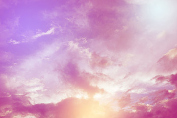 Wall Mural - pink sky background of colorful.