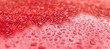 canvas print picture - Rain drops on a red surface