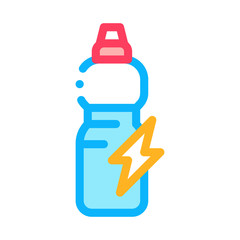 Canvas Print - Energy Drink in Bottle Icon Vector. Outline Energy Drink in Bottle Sign. Isolated Contour Symbol Illustration