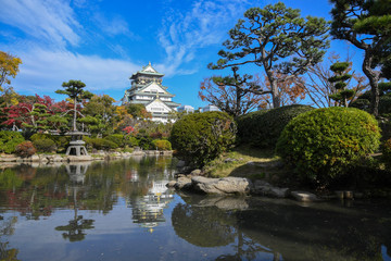 Poster - Scenic landscape of Osaka Castle Park