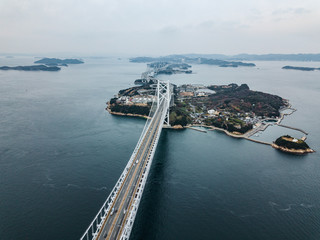 Canvas Print - Seto-ohashi bridge 