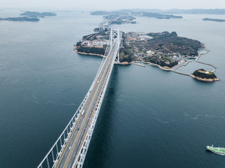 Canvas Print - Seto-ohashi bridge 