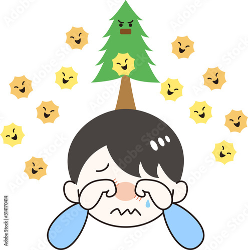 花粉症男性症状目のかゆみスギ花粉stock Vector Adobe Stock 花粉症男性症状目のかゆみスギ花粉stock Vector Adobe Stock