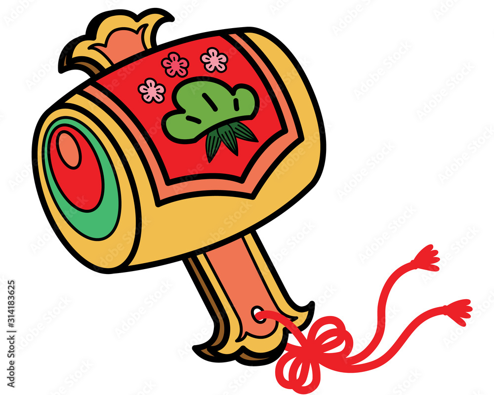 昔話の打ち出の小槌 Stock Illustration | Adobe Stock