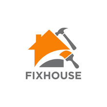 House Fix Logo Design Template