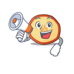 Sticker - An icon of apple chips having a megaphone