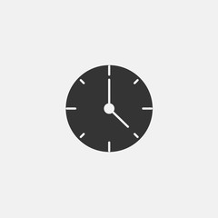 clock icon vector illustration for website and graphic design