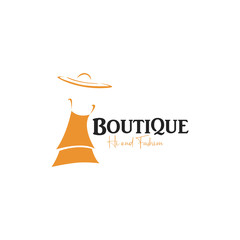 Boutique logo Design Vector Template