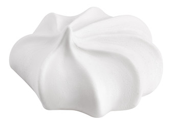 Wall Mural - meringue, zephyr, marshmallow, isolated on white background, clipping path, full depth of field