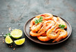 © Olena Rudo - Shrimps served on a plate