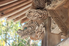 木彫の龍