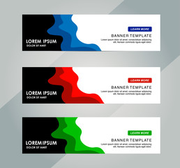 Wall Mural - Creative Abstract Web banner design background or header Templates