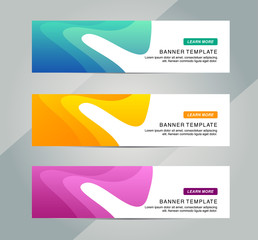Wall Mural - Abstract Web banner design background or header Templates