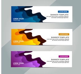 Wall Mural - Abstract Web banner design background or header Templates