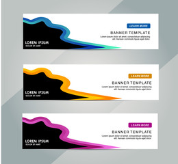 Wall Mural - Abstract Web banner design background or header Templates