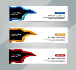 Wall Mural - Abstract Web banner design background or header Templates