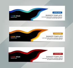 Wall Mural - Abstract Web banner design background or header Templates