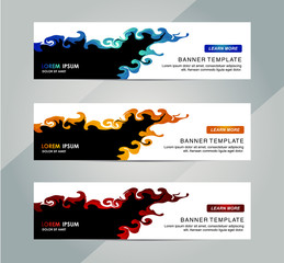 Wall Mural - Abstract Web banner design background or header Templates