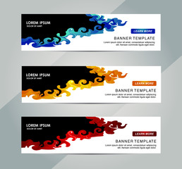 Wall Mural - Abstract Web banner design background or header Templates