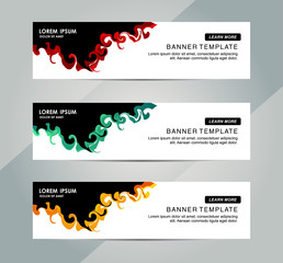 Wall Mural - Abstract Web banner design background or header Templates