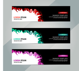 Wall Mural - Abstract Web banner design background or header Templates