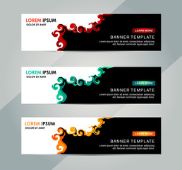 Wall Mural - Abstract Web banner design background or header Templates