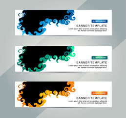 Wall Mural - Abstract Web banner design background or header Templates