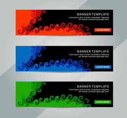 Wall Mural - Abstract Web banner design background or header Templates
