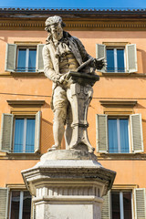 Sticker - Statue of Luigi Galvani in Bologna, Italy