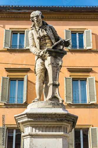 Statue of Luigi Galvani in Bologna, Italy Poster Mural XXL
