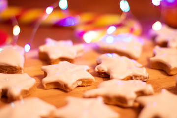  Christmas homemade cookies with white icing