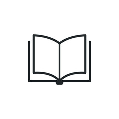 Aufkleber - Book icon template color editable. Book symbol vector sign isolated on white background illustration for graphic and web design.