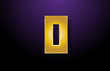 © dragomirescu - gold golden yellow letter O alphabet logo icon design for company business